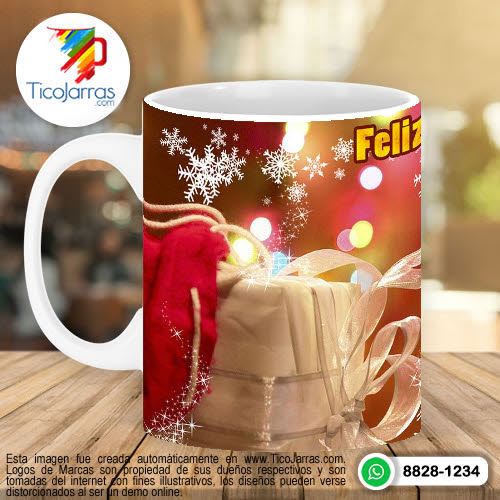 Jarras Personalizadas Taza de Navidad