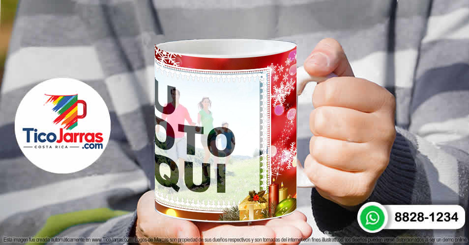 Taza de Navidad - TicoJarras