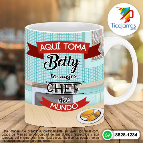 Tazas Personalizadas en Costa Rica Aquí Toma la Mejor Chef