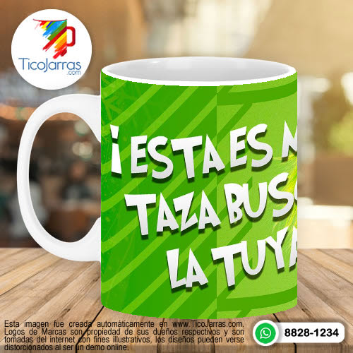 Jarras Personalizadas Esta es mi taza busca la tuya - Grinch