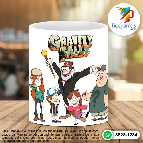 Tazas Personalizadas en Costa Rica Gravity Falls