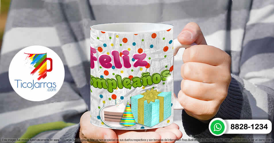 Tazas Personalizadas en Costa Rica Feliz Cumpleaños
