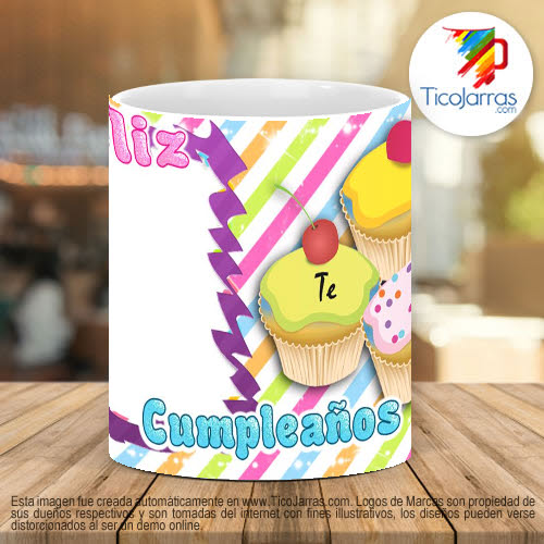 Tazas Personalizadas Feliz Cumpleaños