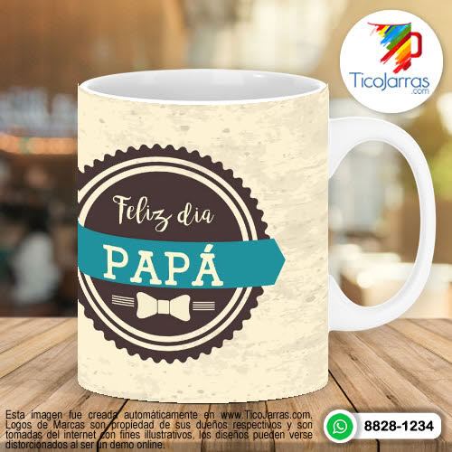 Tazas Personalizadas en Costa Rica Feliz Día del Padre