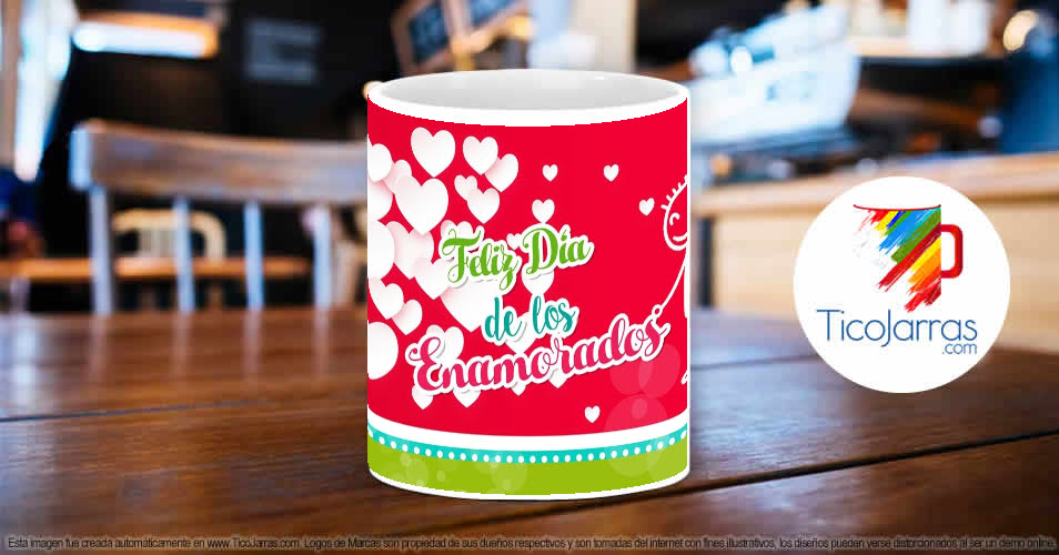 Tazas Personalizadas en Costa Rica Feliz Día de los Enamorados