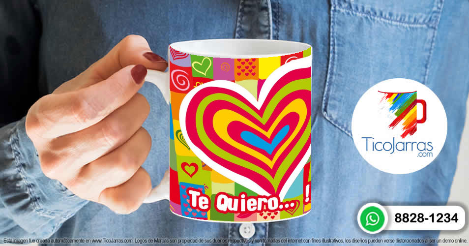 Tazas Personalizadas en Costa Rica Te Quiero