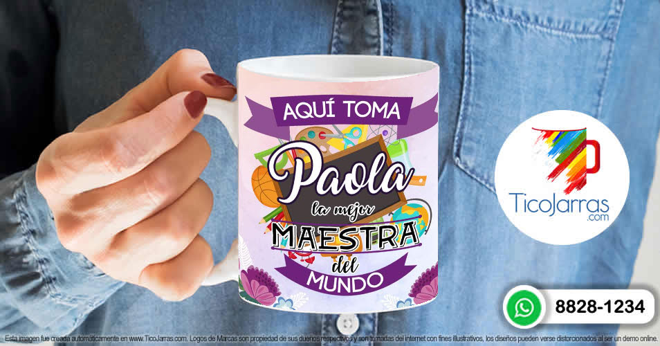 Artículos Personalizados Aquí Toma la Mejor Maestra