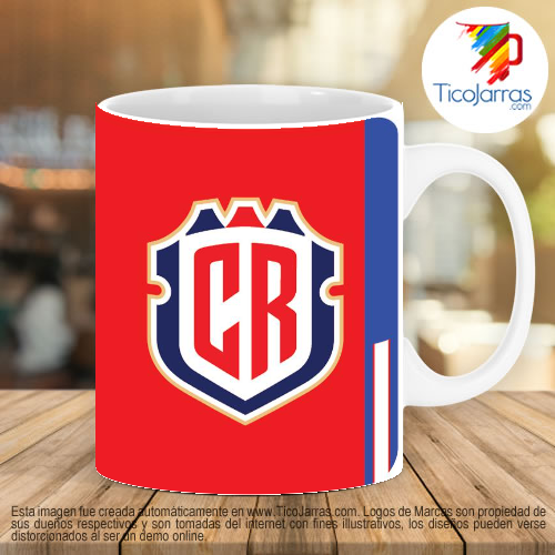 Tazas Personalizadas en Costa Rica Taza Camiseta de la SELE