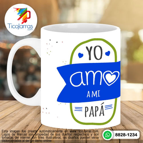 Jarras Personalizadas Feliz Día del Padre