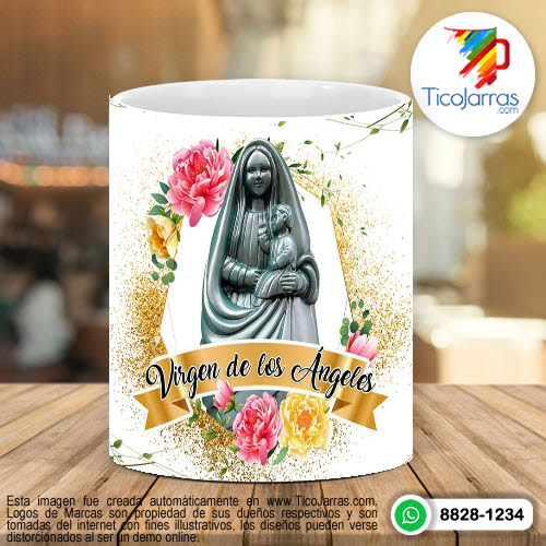 Tazas Personalizadas en Costa Rica Virgen de los Ángeles