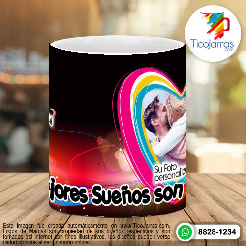 Tazas Personalizadas Mami, mis mejores Sueños son Contigo.