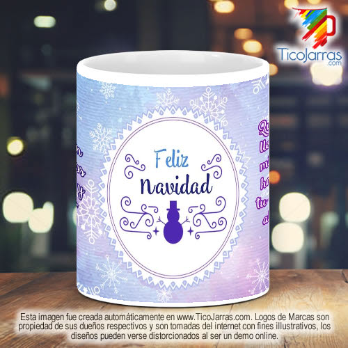 Tazas Personalizadas en Costa Rica Taza Navideña