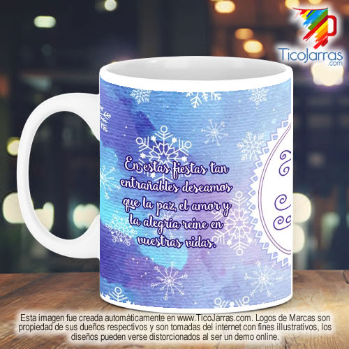 Jarras Personalizadas Taza Navideña