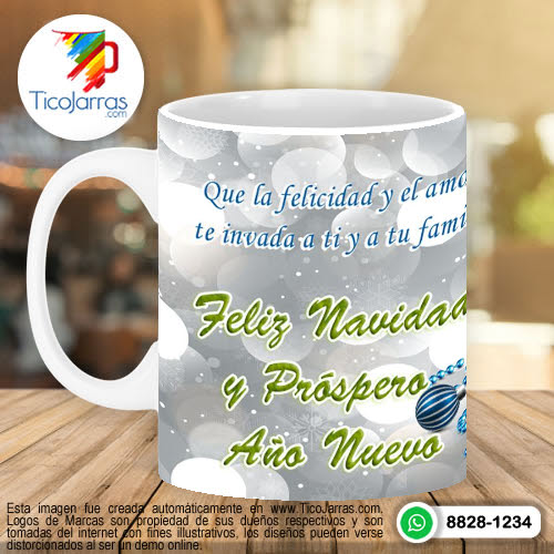 Jarras Personalizadas Taza de Navidad