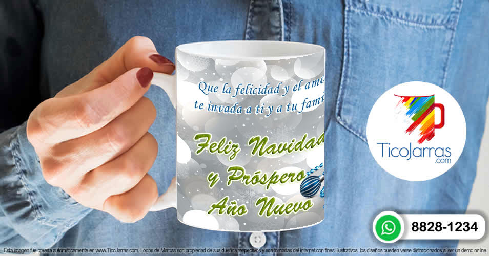 Artículos Personalizados Taza de Navidad