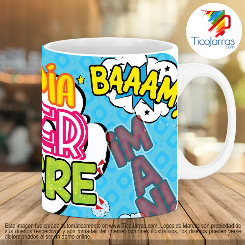 Diseños Personalizadas Dia del Hombre - Super Hombre