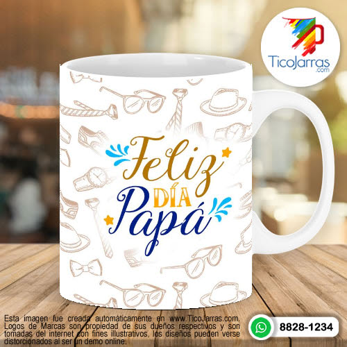 Tazas Personalizadas en Costa Rica Feliz Día del Padre