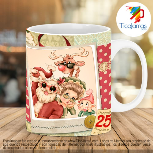 Tazas Personalizadas en Costa Rica Taza Navideña