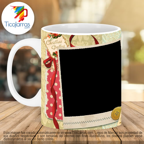 Jarras Personalizadas Taza Navideña