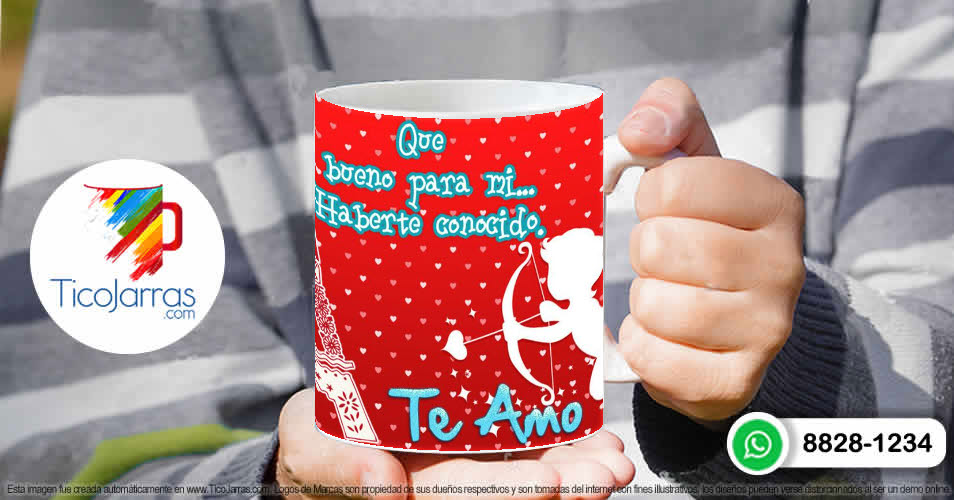 Tazas Personalizadas en Costa Rica Que bueno para mi haberte conocido