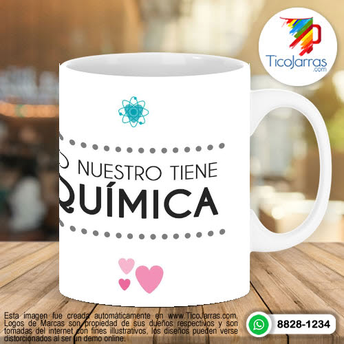 Tazas Personalizadas en Costa Rica Lo nuestro tiene Química