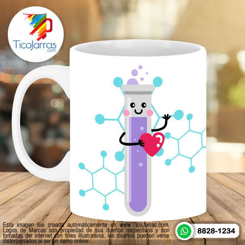 Jarras Personalizadas Lo nuestro tiene Química