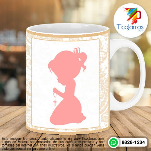 Tazas Personalizadas en Costa Rica Primera Comunión