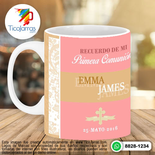 Jarras Personalizadas Primera Comunión