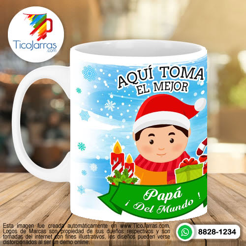 Tazas Personalizadas en Costa Rica Aquí Toma - Papá