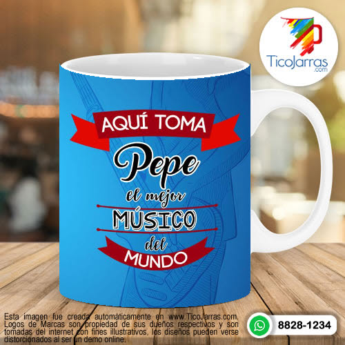 Tazas Personalizadas en Costa Rica Aquí Toma el Mejor Músico