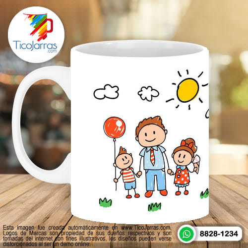 Jarras Personalizadas Feliz Día del Padre