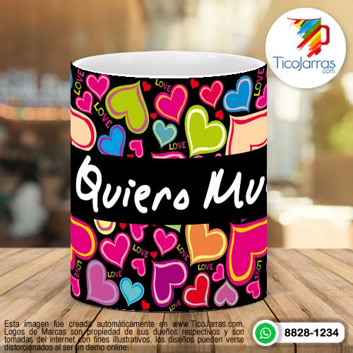 Tazas Personalizadas Te Quiero Mucho