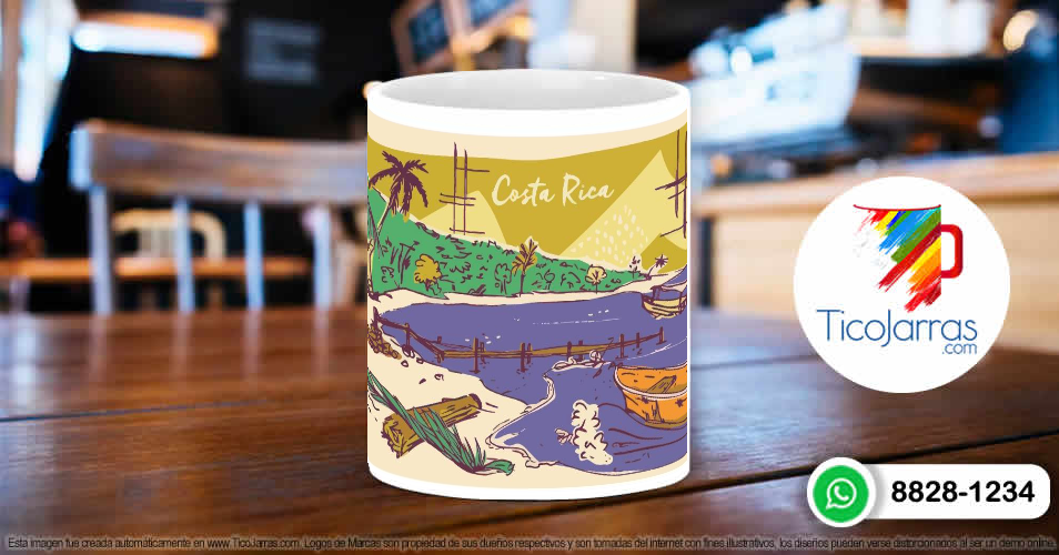 Tazas Personalizadas en Costa Rica Volcan Arenal