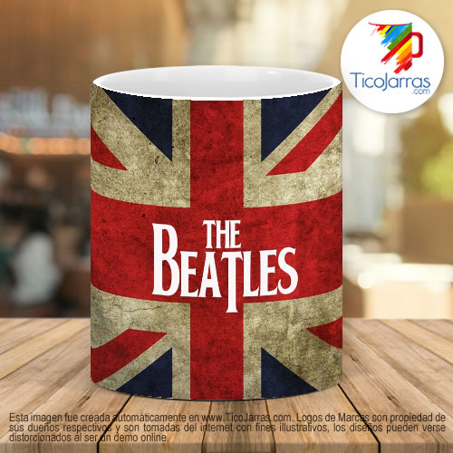 Taza Personalizada The Beatles 