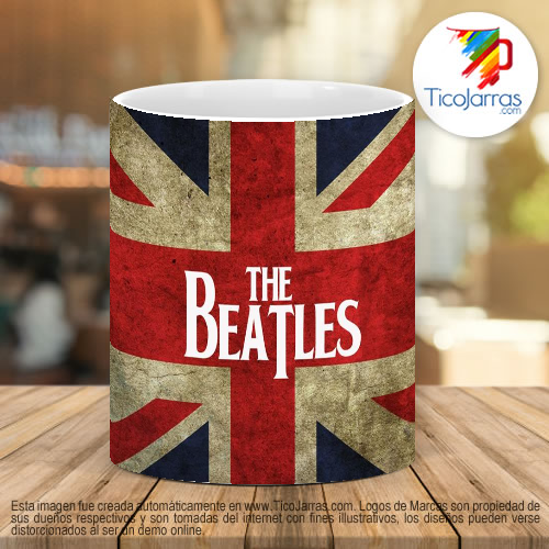 Tazas Personalizadas en Costa Rica Taza Personalizada The Beatles 