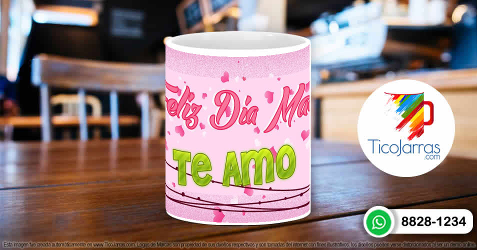 Tazas Personalizadas en Costa Rica Felíz Día Mamí