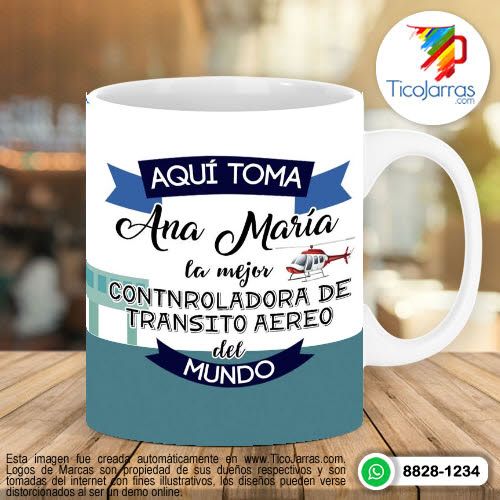 Tazas Personalizadas en Costa Rica Aquí Toma la Mejor Controladora de Tránsito Aéreo