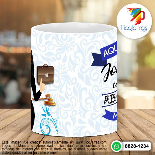 Tazas Personalizadas Aquí Toma la Mejor Abogada