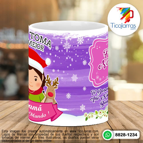 Tazas Personalizadas Aquí Toma - Mamá