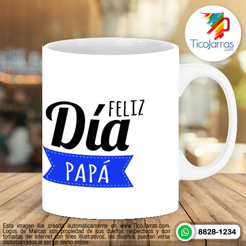 Tazas Personalizadas en Costa Rica Feliz Día del Padre