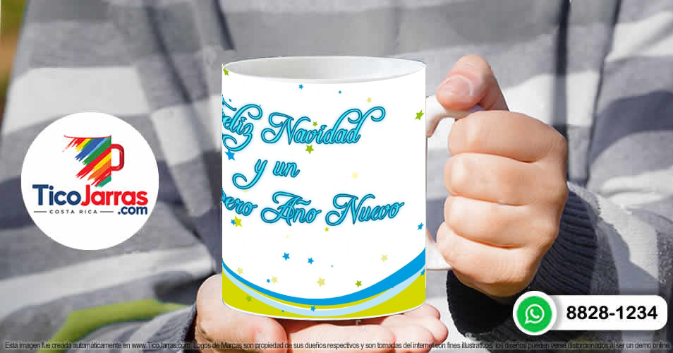 Taza de Navidad - TicoJarras