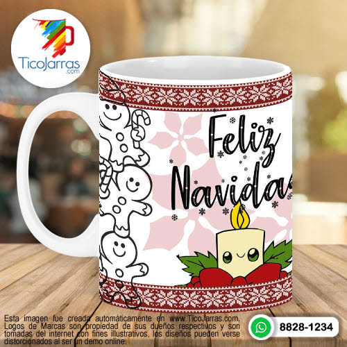 Jarras Personalizadas Taza de Navidad