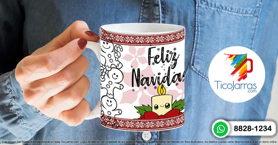 Artículos Personalizados Taza de Navidad