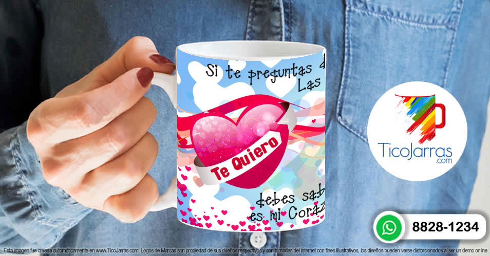 Tazas Personalizadas en Costa Rica Te Quiero