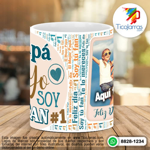 Tazas Personalizadas Feliz Día del Padre