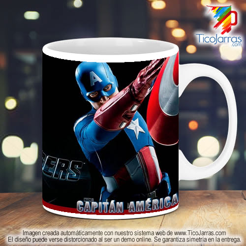 Diseños Personalizadas Avengers Capitan America