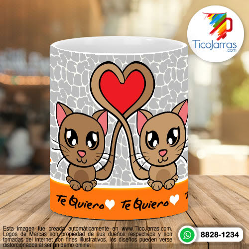 Tazas Personalizadas Te quiero, te quiero