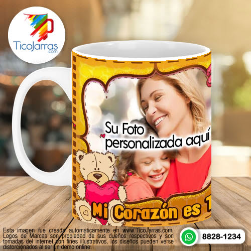 Tazas Personalizadas en Costa Rica Tanta Alegría gracias a Ti