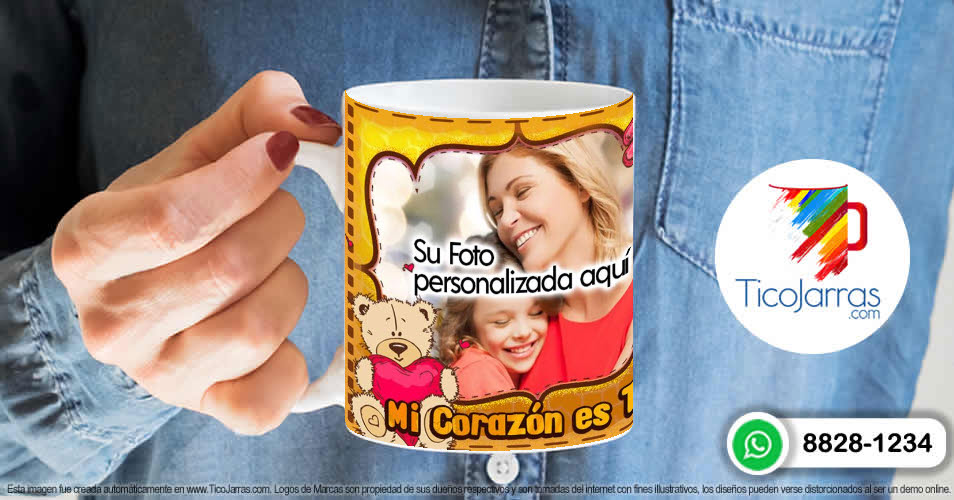 Tazas Personalizadas en Costa Rica Tanta Alegría gracias a Ti