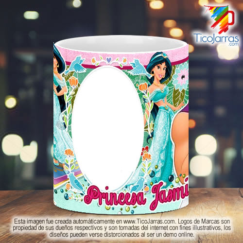 Tazas Personalizadas Princesa Jazmín